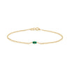 Emerald Floating Bracelet