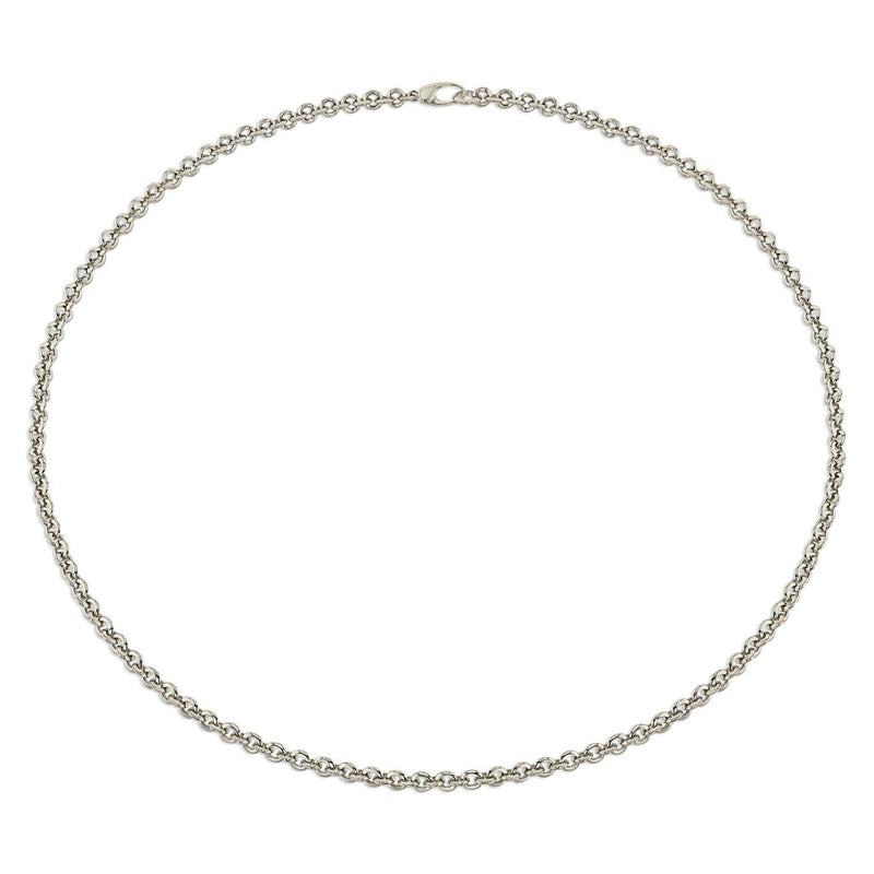 Knife Edge Micro Link Chain Necklace