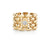Five Row Cleo Ring with Oval Diamond