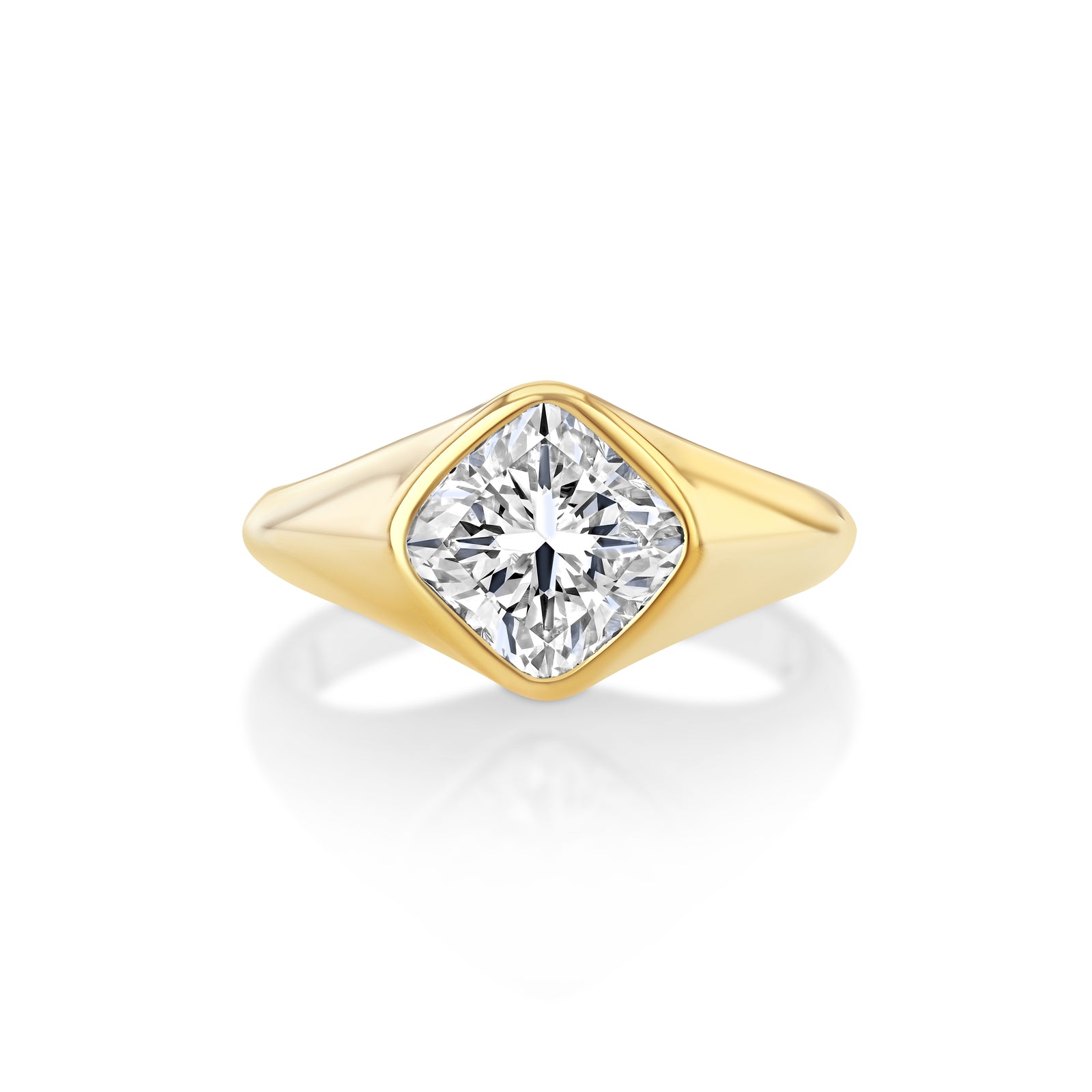 2ct Cushion Cut Signet