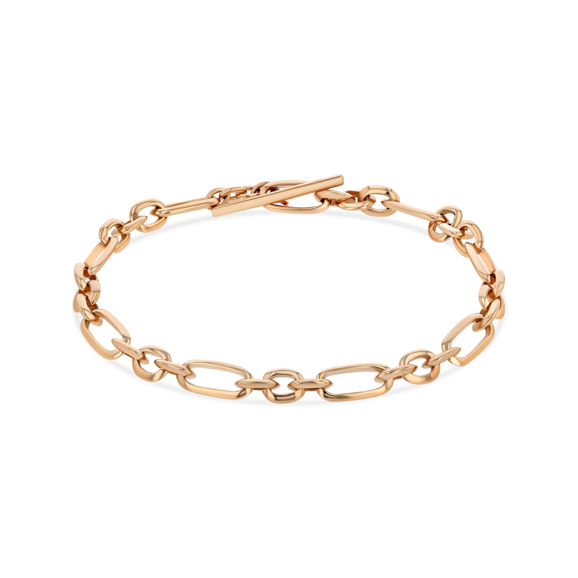 Figaro Link Chain Bracelet - Lizzie Mandler