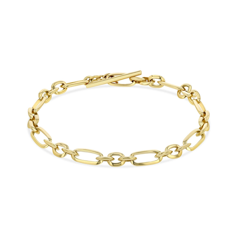Figaro Link Chain Bracelet