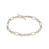 Figaro Diamond Station Bracelet