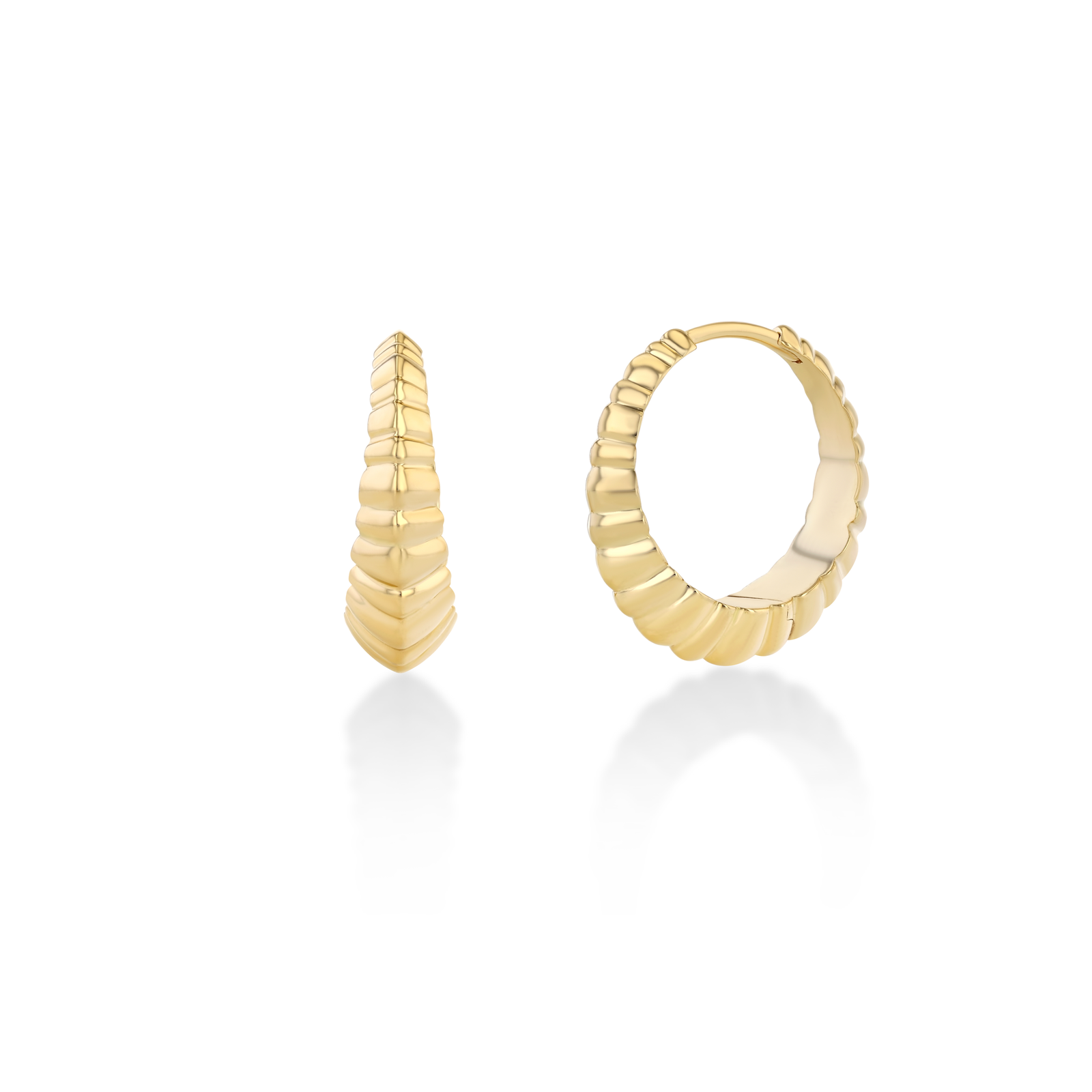 Large Fluted Crescent Huggies