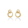 Petite Fluted Chain Link Earrings