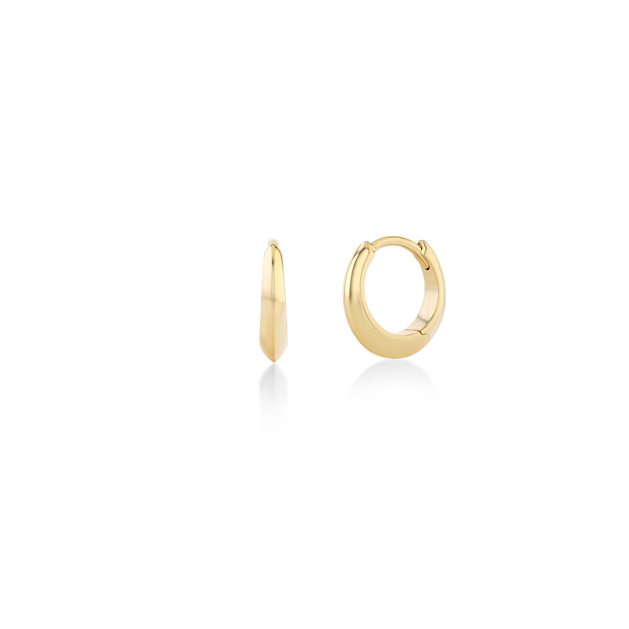 Small Thin Crescent Hoop - Lizzie Mandler