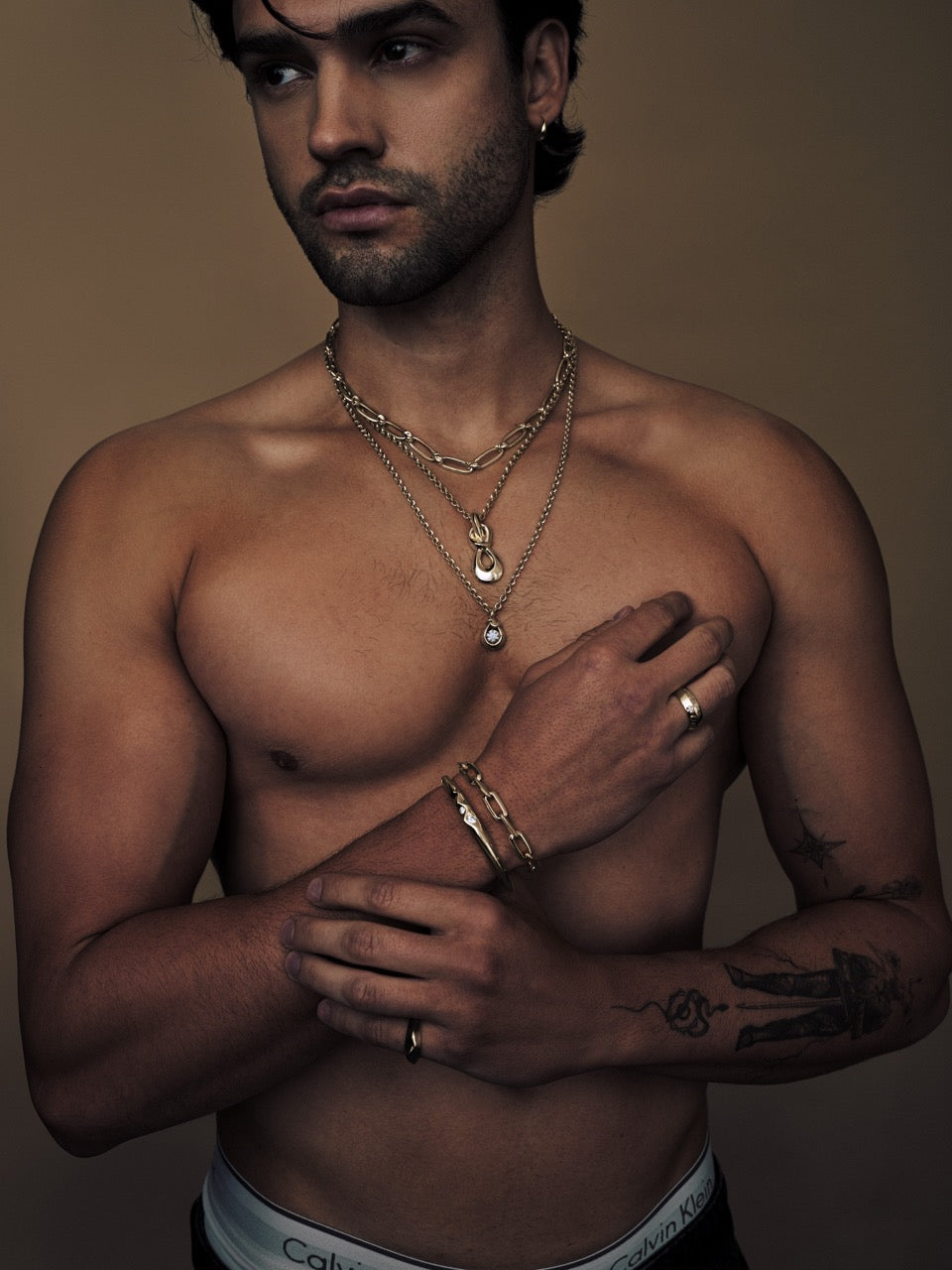 Knife Edge Micro Link Chain Necklace