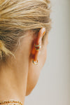 One Sided Pavé Crescent Ear Cuff