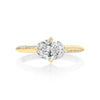 Switch pavé Knife edge Solitaire