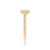 Switch pavé Knife edge Solitaire
