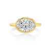 Oval Diamond; Lizzie Mandler, Bezel Setting