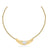 Liquid Gold Slider Necklace with Oval Diamond