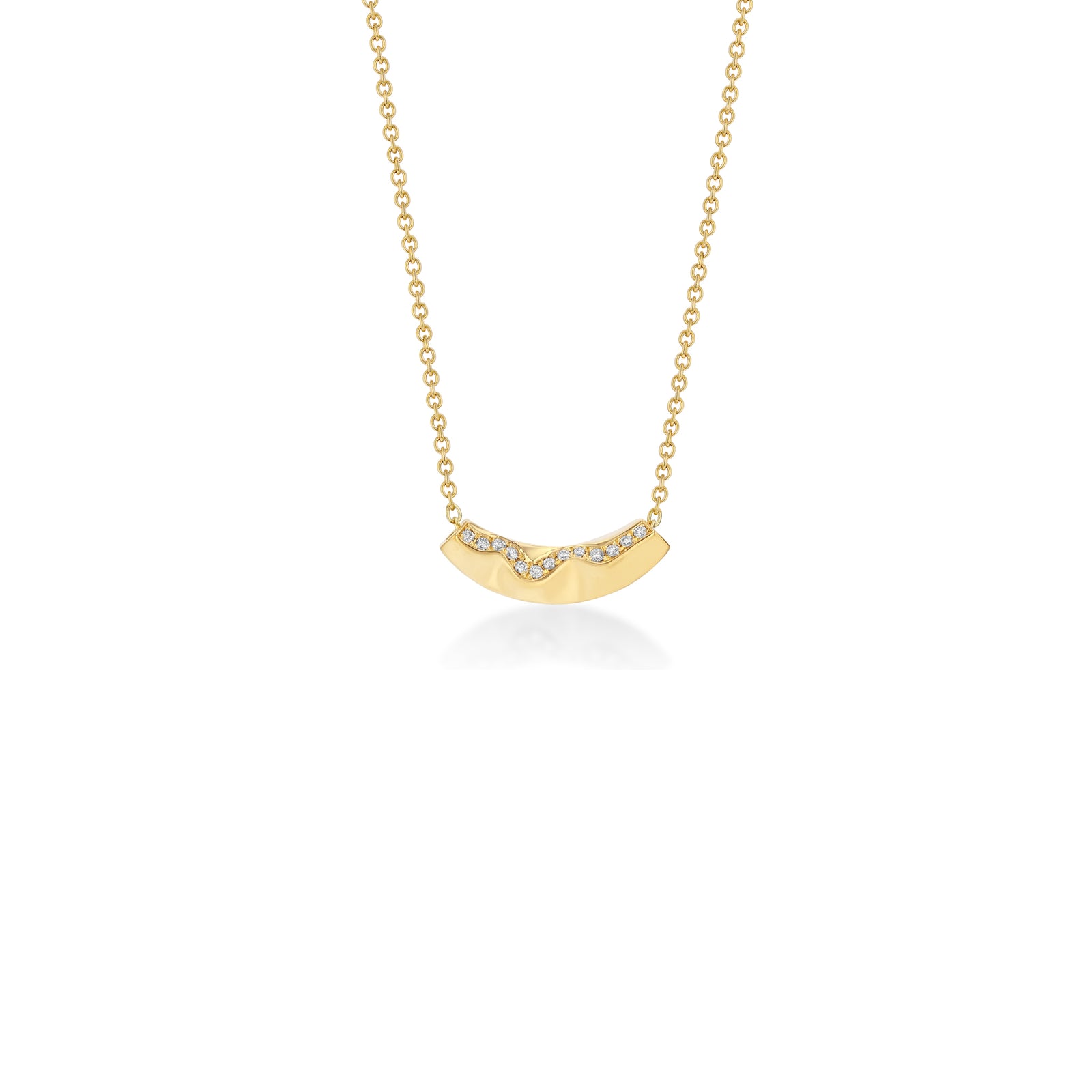Mini Liquid Gold Slider with Pave