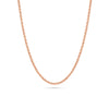 Knife Edge Micro Link Chain Necklace