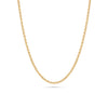 Knife Edge Micro Link Chain Necklace