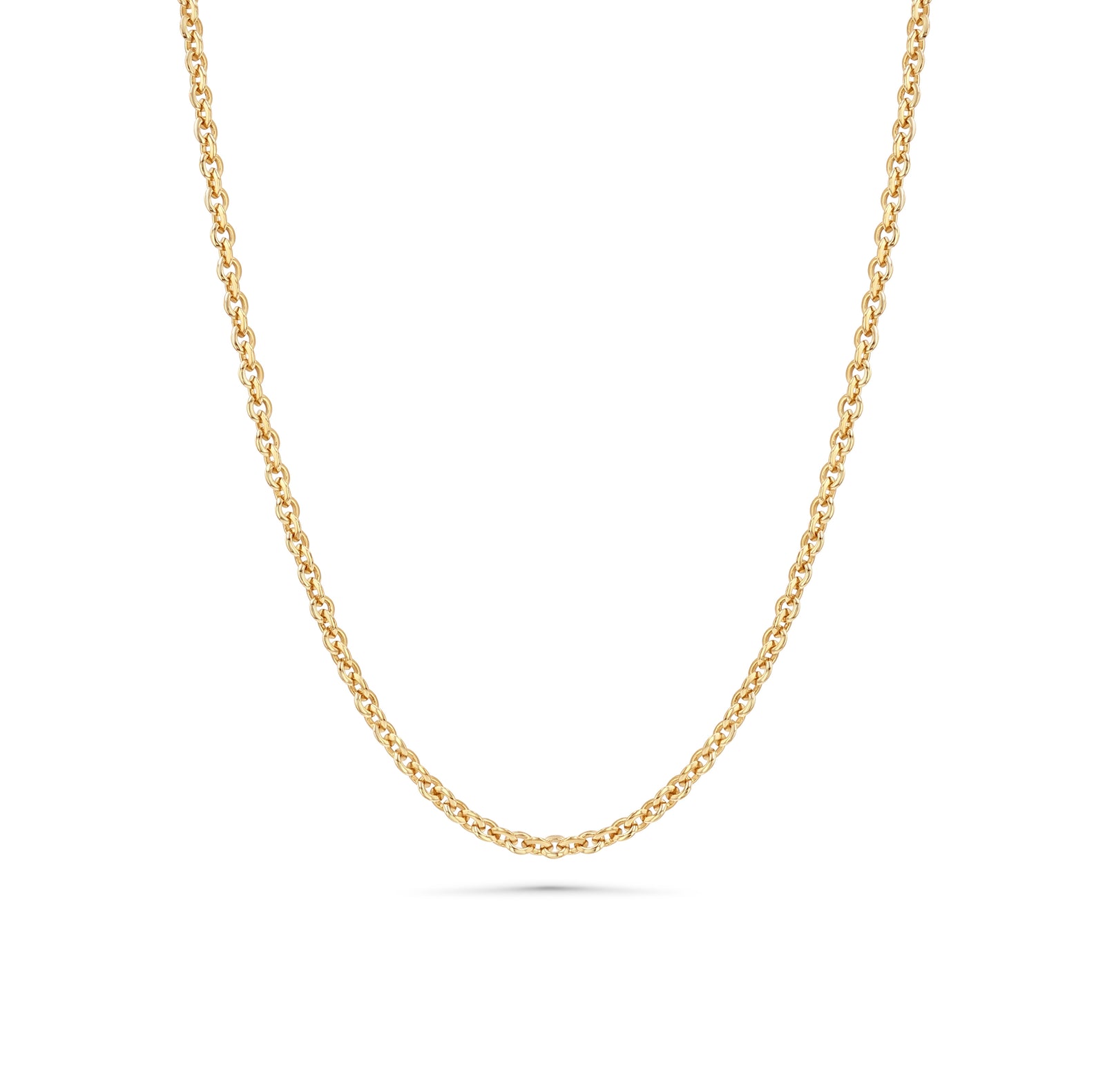 Knife Edge Micro Link Chain Necklace