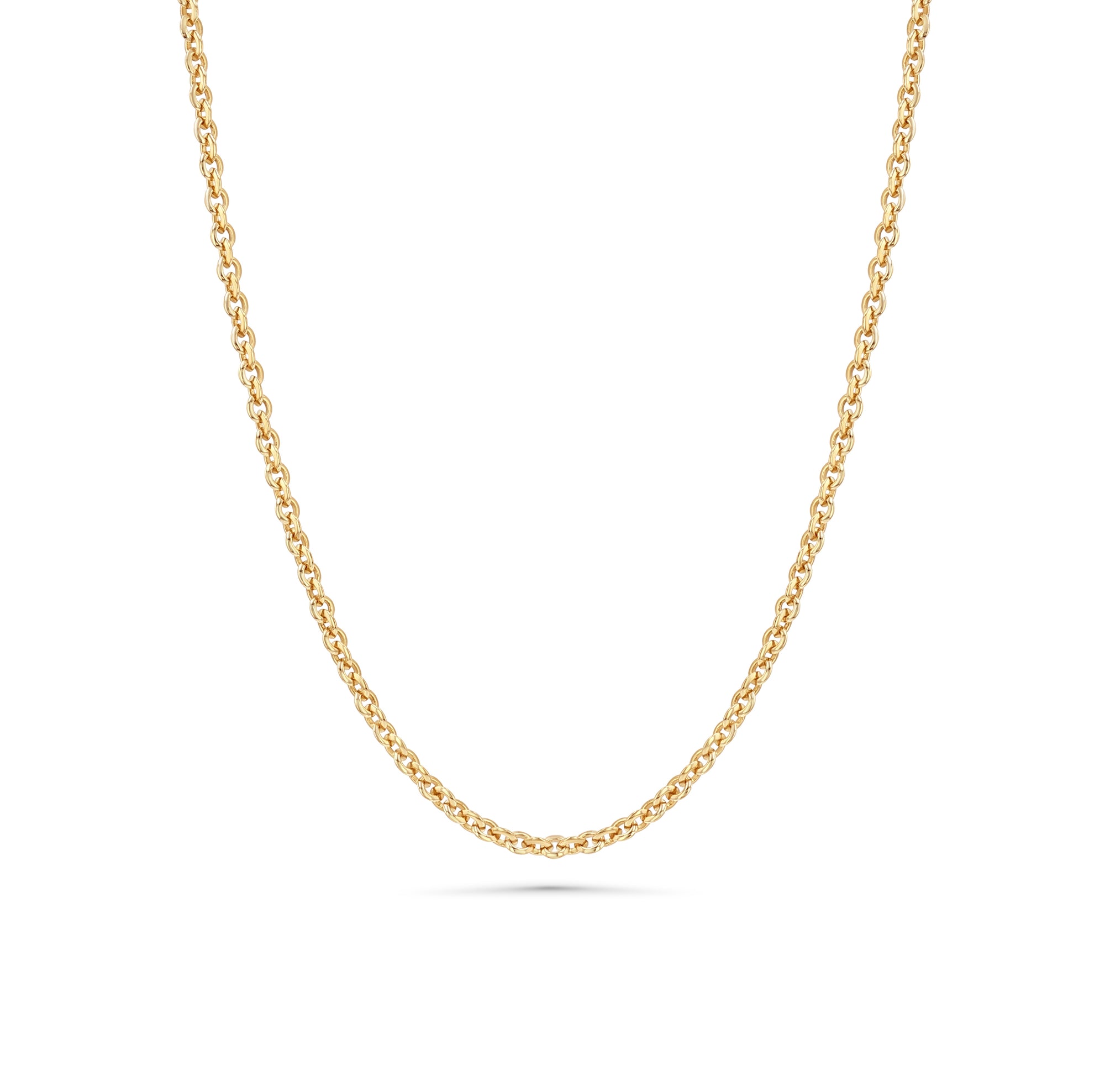 Knife Edge Micro Link Chain Necklace