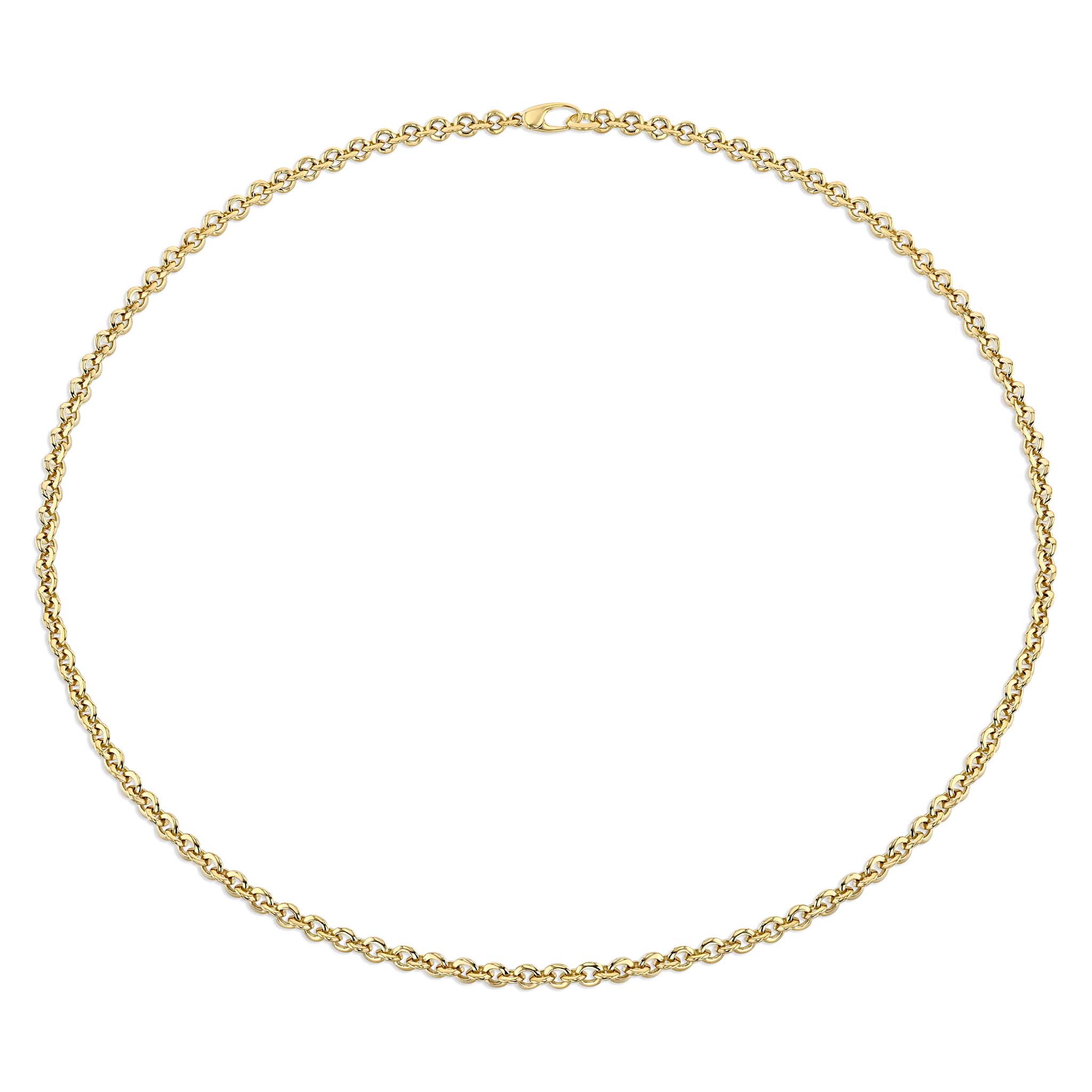 Knife Edge Micro Link Chain Necklace - Lizzie Mandler