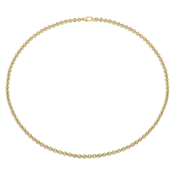 Knife Edge Micro Link Chain Necklace - Lizzie Mandler