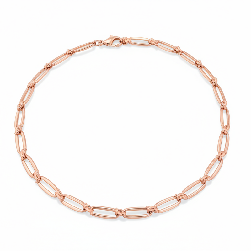 Love Knot Flat Link Chain