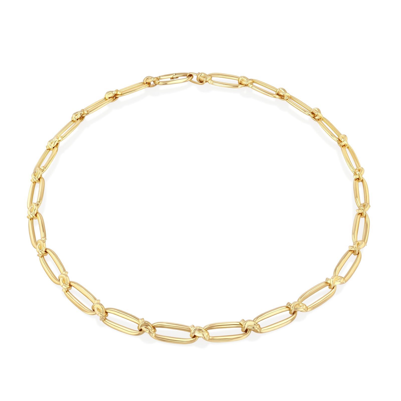 Love Knot Flat Link Chain