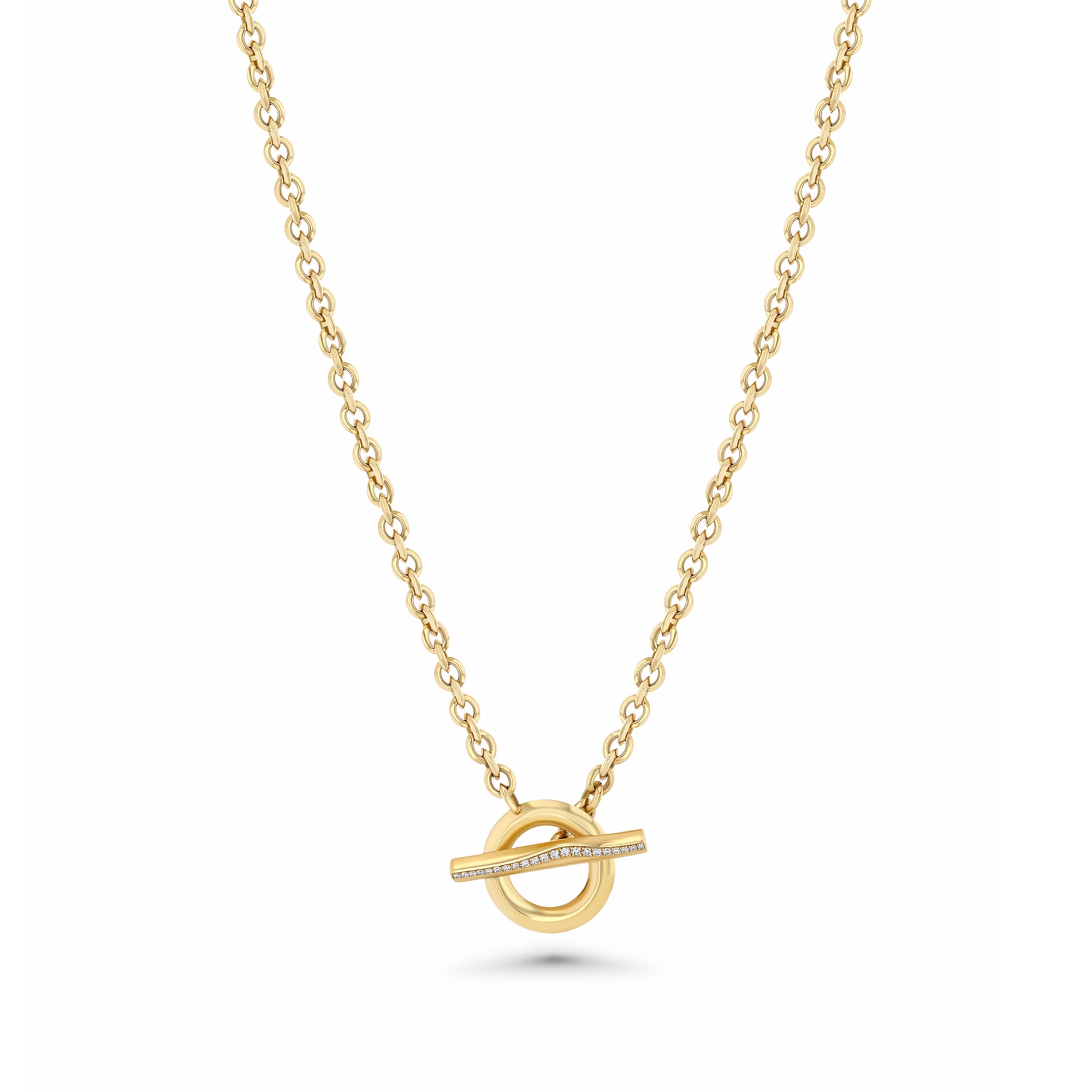 Liquid Gold Toggle Necklace