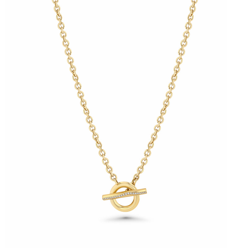 Liquid Gold Toggle Necklace