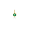 One Of A Kind Fluted Bezel Hexagon Emerald Charm