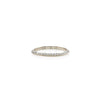 Petite One Sided Diamond Knife Edge Band