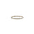 Petite One Sided Diamond Knife Edge Band
