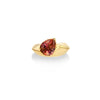 Liquid Gold Tourmaline Pear Ring