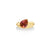 Liquid Gold Tourmaline Pear Ring