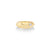 Liquid Gold Ring with Pear Shaped Diamond