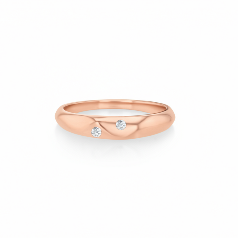 Petite Diamond Liquid Gold Ring