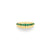 Pavé Crescent Ring with Emerald