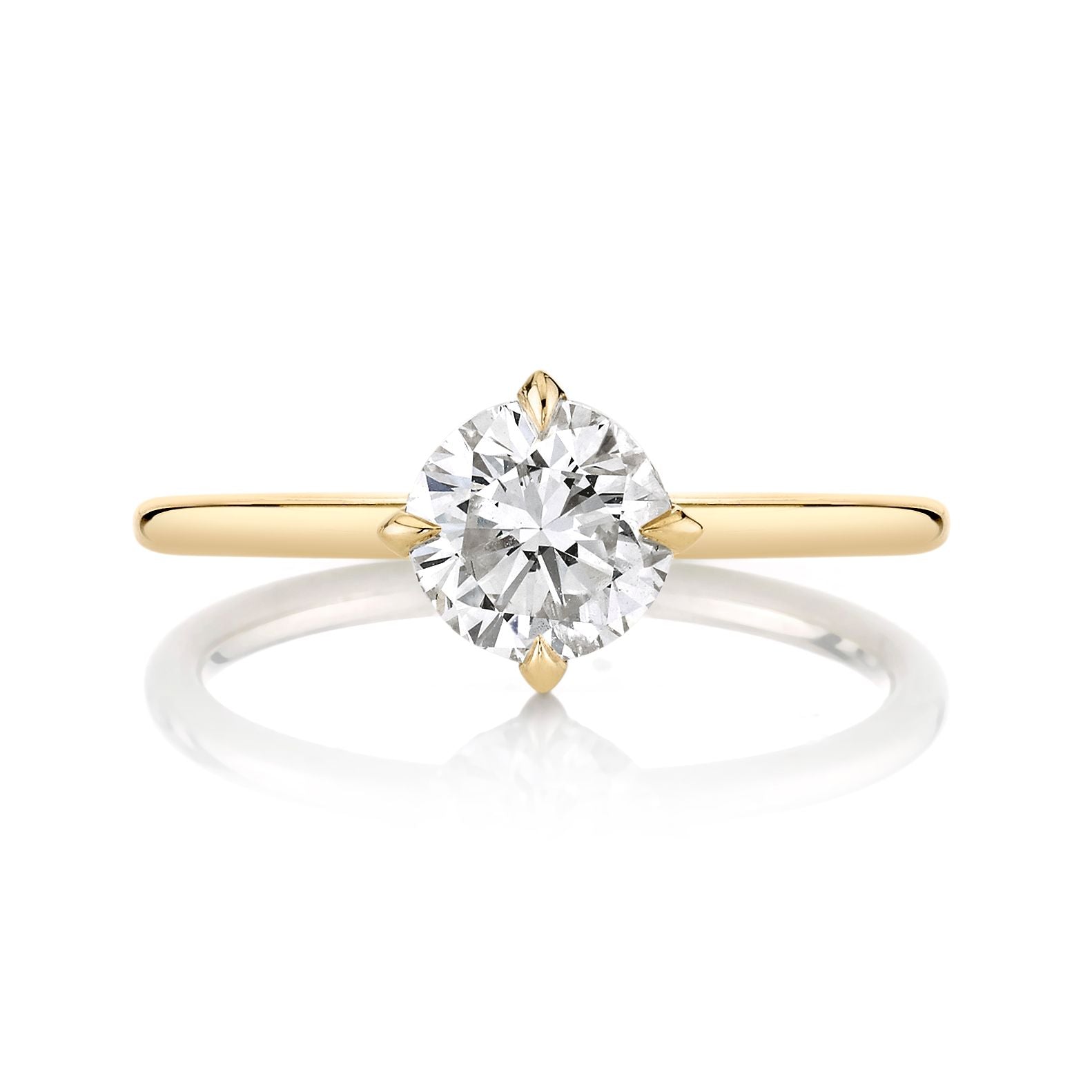 Thin Tapered Rounded Band