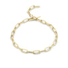 Signature Knife Edge Link Chain Anklet