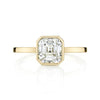 Asscher Cut Diamond with Square Band