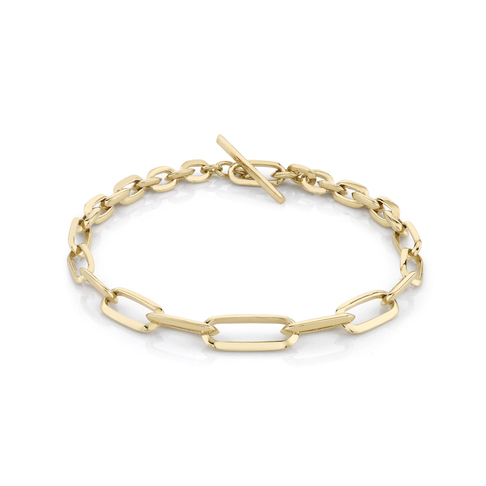 Graduated Knife Edge Bracelet 8"