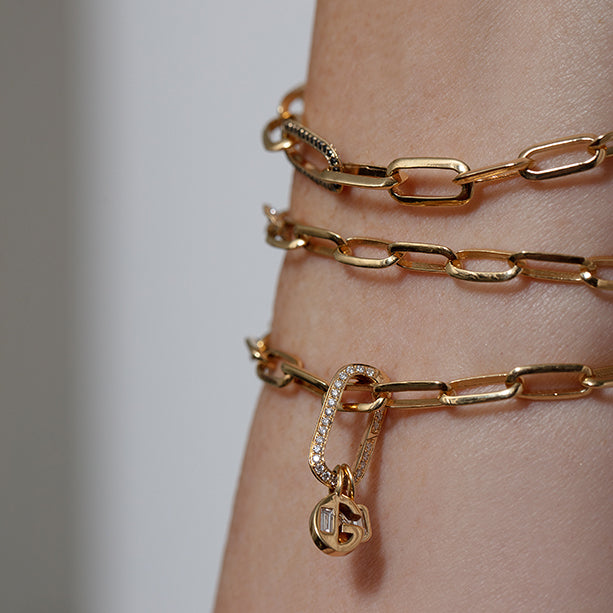 Graduated Knife Edge Bracelet