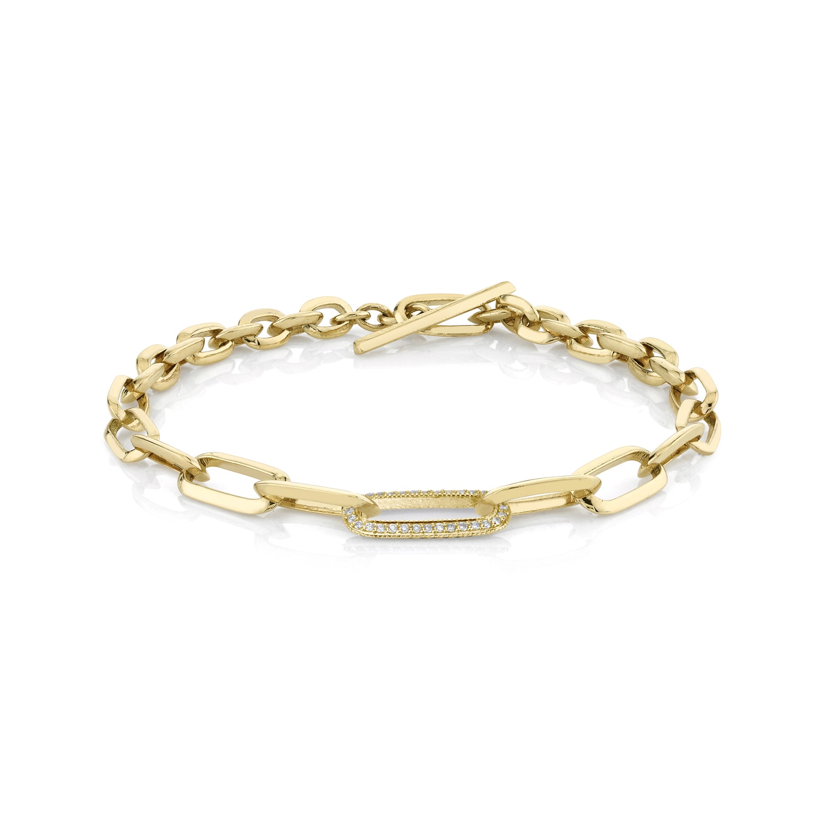 Graduated Knife Edge Bracelet