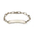 OG ID Bracelet with Pave Diamond Toggle
