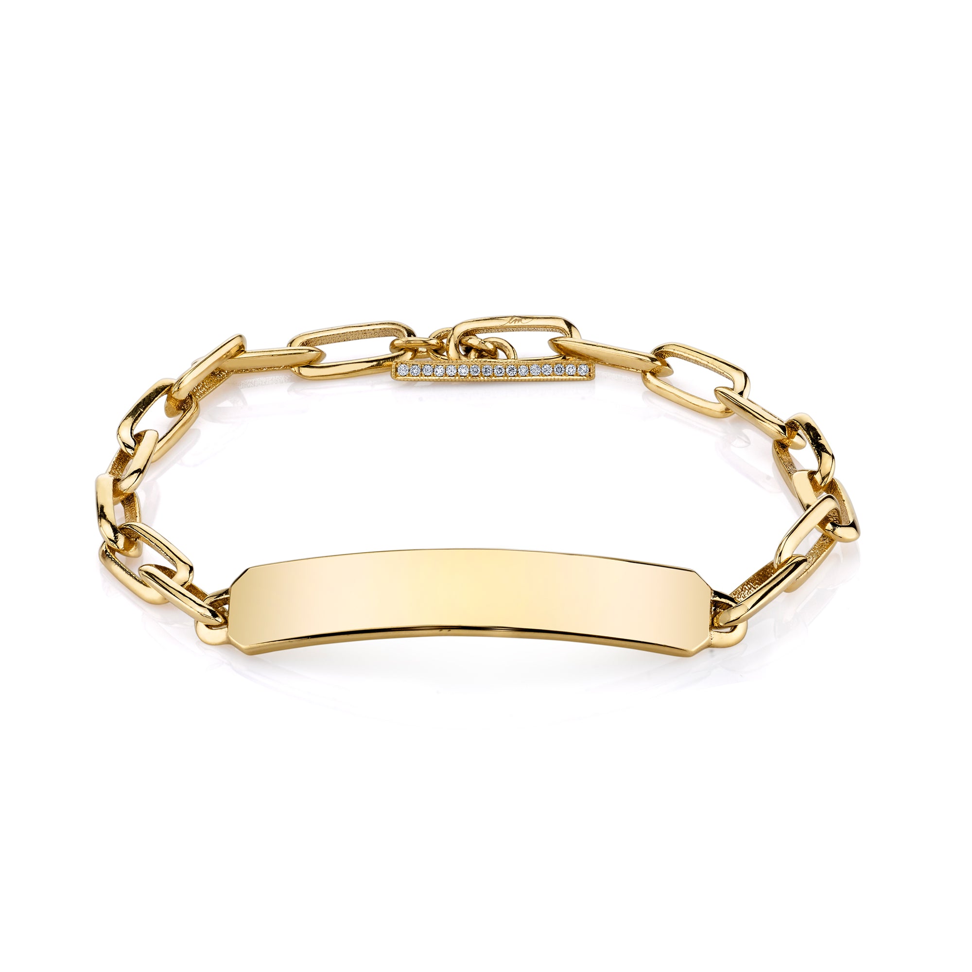 Personalized Men's Id Bracelet 18K Gold Plated Engraved -  Canada