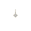 Carre Diamond Bezel Solitaire Charm