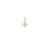 Mini Carre Diamond Bezel Solitaire Charm