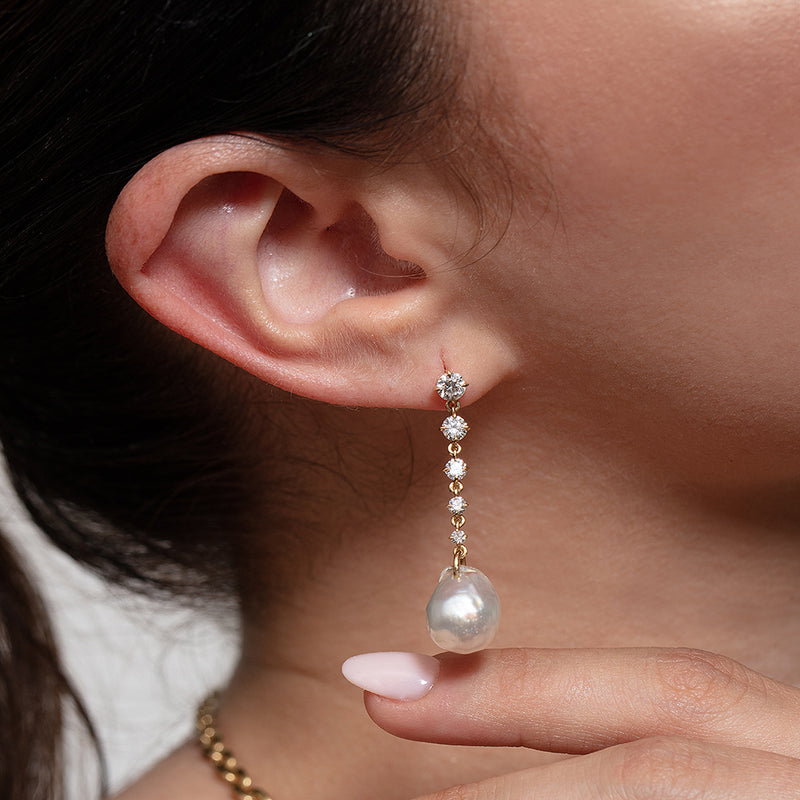 Baroque Pearl Éclat Five Drop Earrings