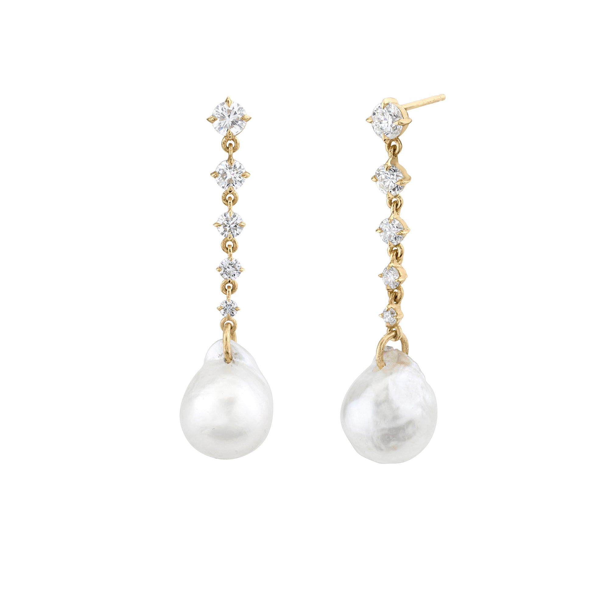 Baroque Pearl Éclat Five Drop Earrings