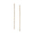 XL Baguette Link Drop Earrings with White Diamond Baguettes