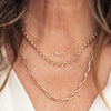 OG Link and Diamond Necklace
