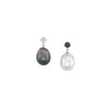 Mixed Matched Black and White Diamond and Pearl Drops